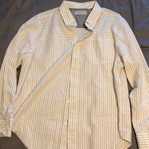 Mens long sleeve button down top